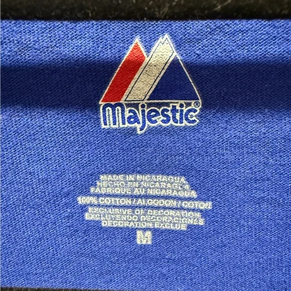 Philadelphia Phillies Jayson Werth #28 Majestic T-Shirt -Blue -Medium - Picture 4 of 8